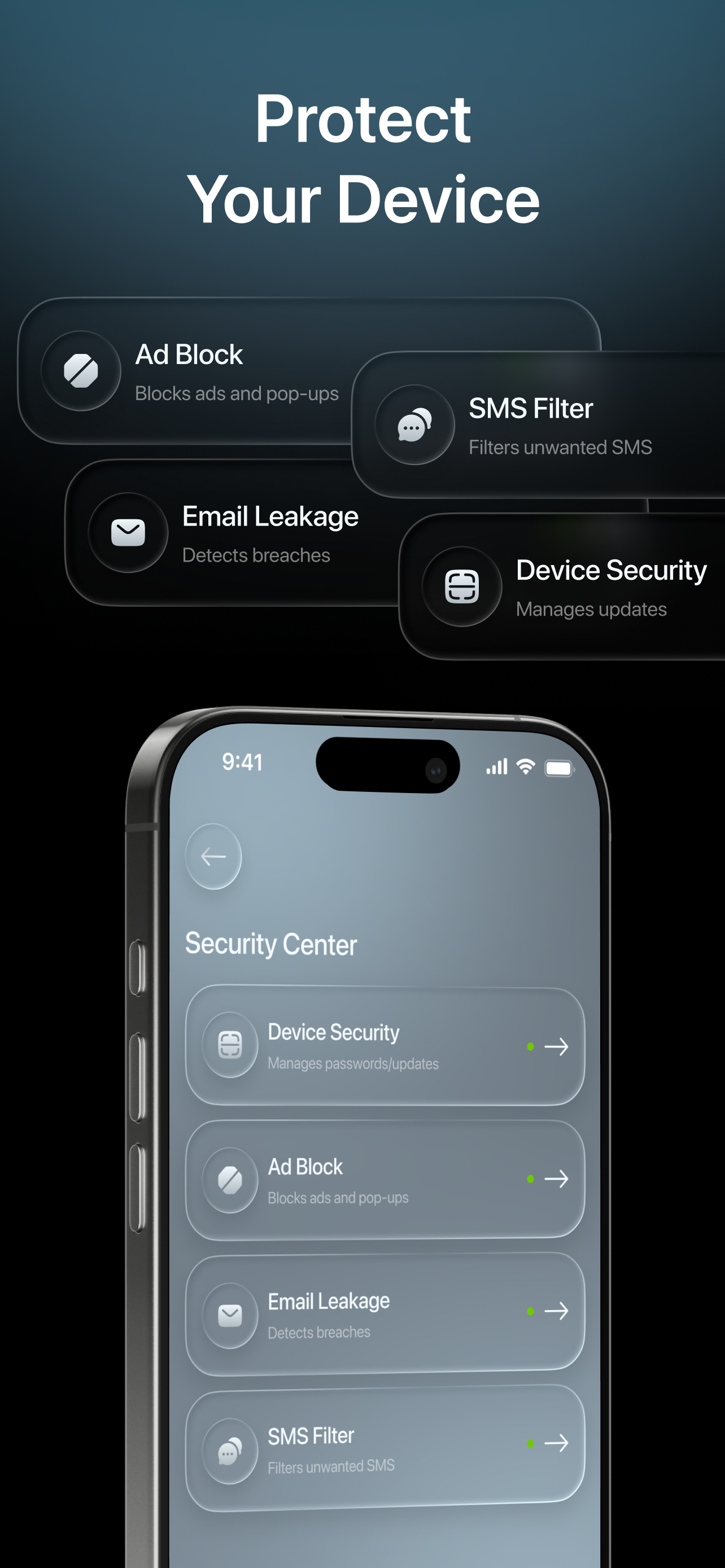 Glossiq Cleaner App Screenshot